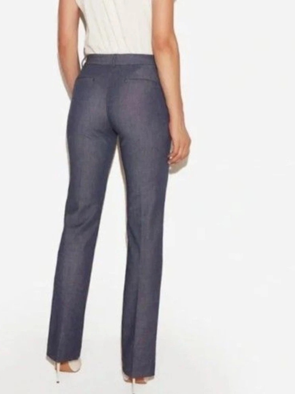 Express Columnist Barely Boot Mid Rise Pants